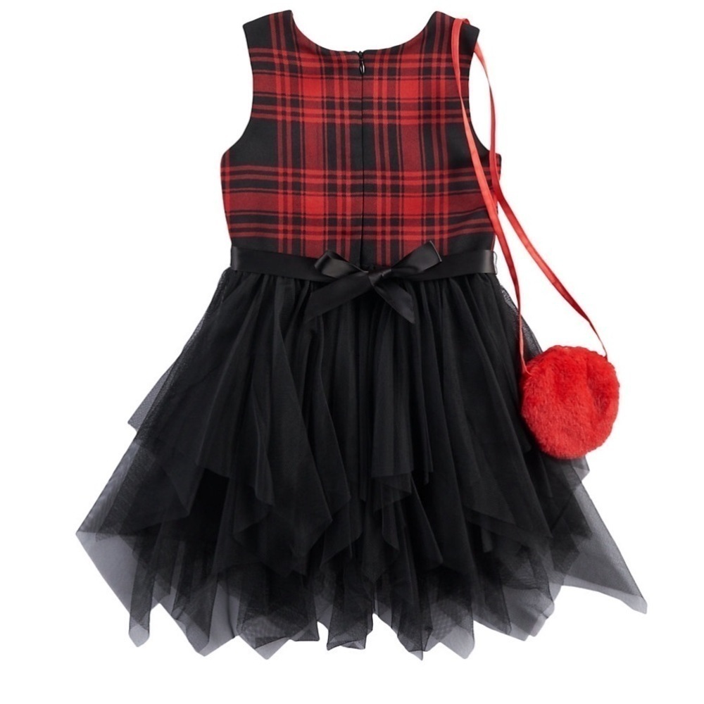 KnitWorks Girls Fairy Dress Black and Red
